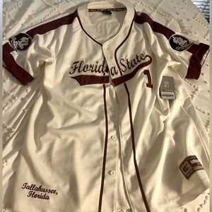 Fsu baseball jersey: brand new with tags never worn